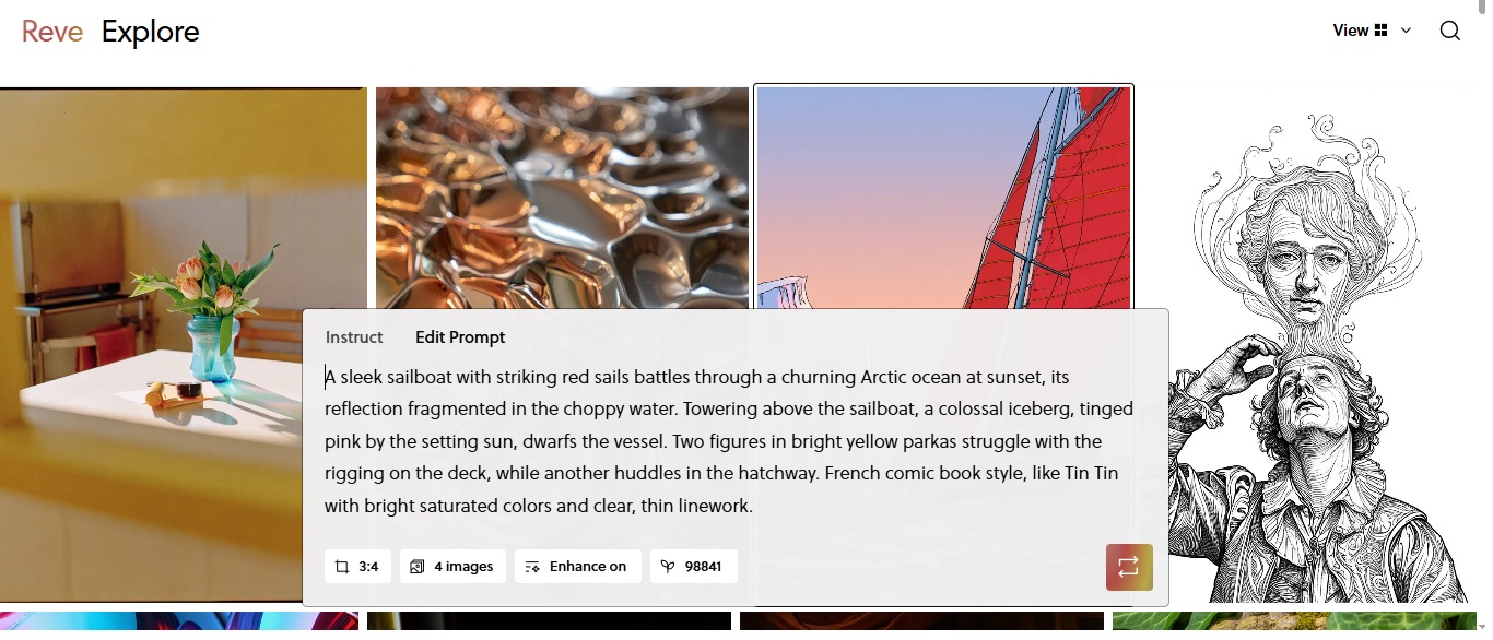 How Reve Image 1.0 Credit System Works