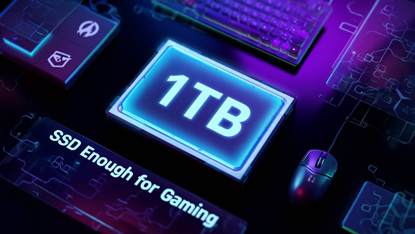 is 1tb ssd enough for gaming pc