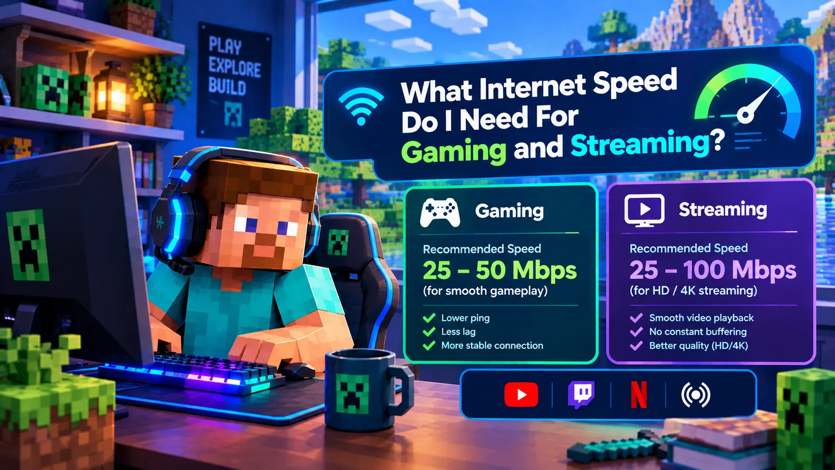 What Is the Best Internet Speed for Gaming