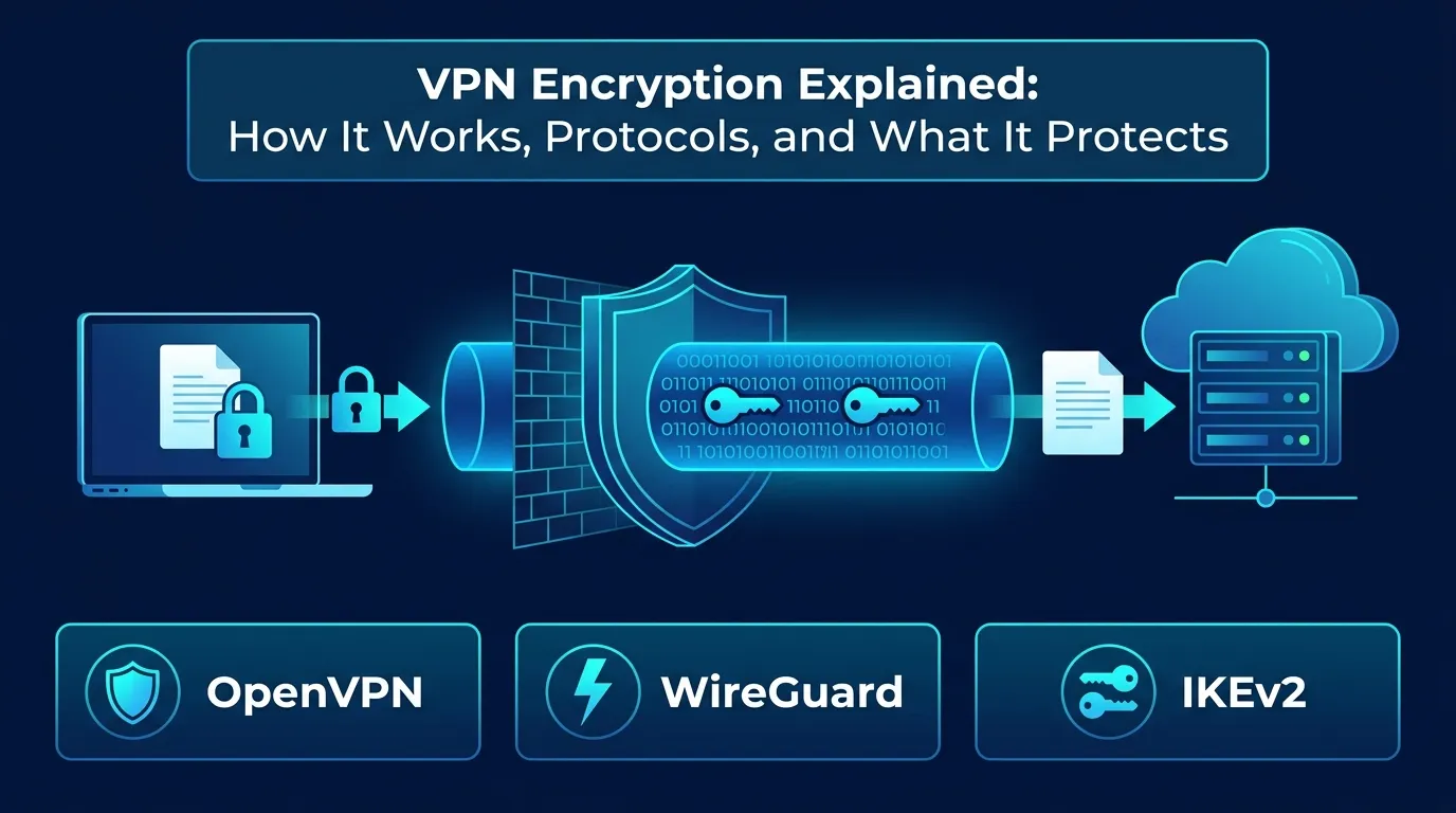 VPN Encryption Explained: How It Works, Protocols, and What It Protects