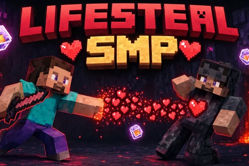10 Best Lifesteal SMP Servers for Minecraft Java & Bedrock (2026 Edition)