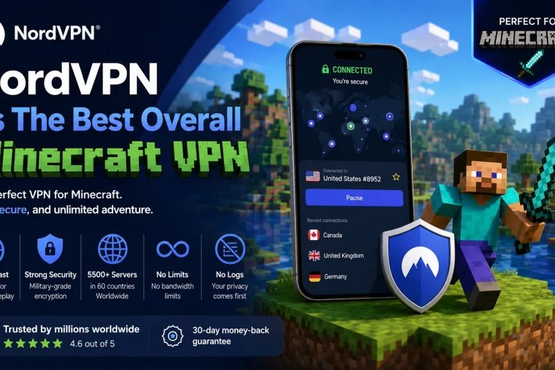 7 Best Minecraft VPNs in 2026: Tested for Speed, Ping & Security