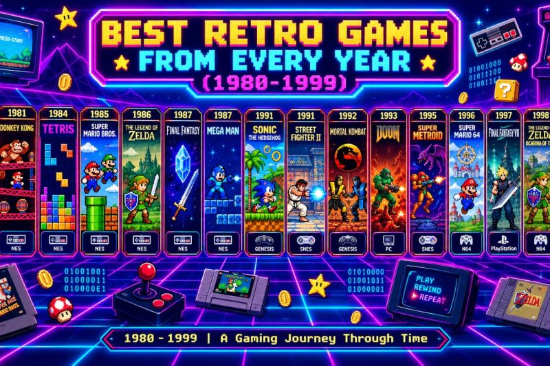 Best Retro Games From Every Year (1980–1999) - Techprim