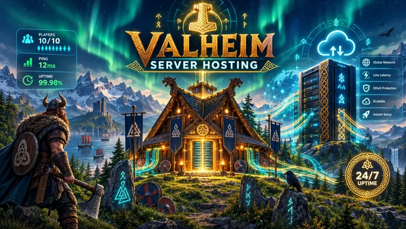 Valheim Server Hosting, Valheim Hosting, Game Server Hosting, Dedicated Game Servers, Valheim Server, Valheim Multiplayer