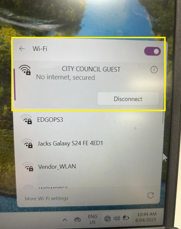 No internet, secured