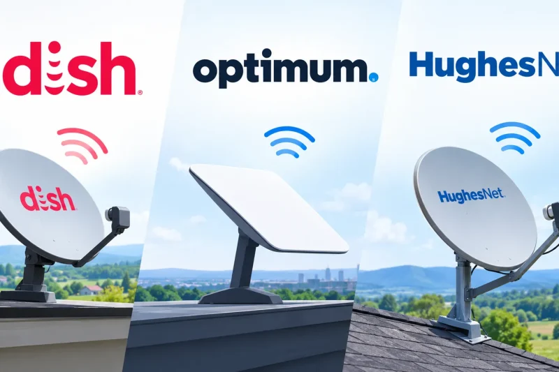 DISH vs Optimum vs Hughesnet: Which Is Better for Internet, TV, and Gaming?